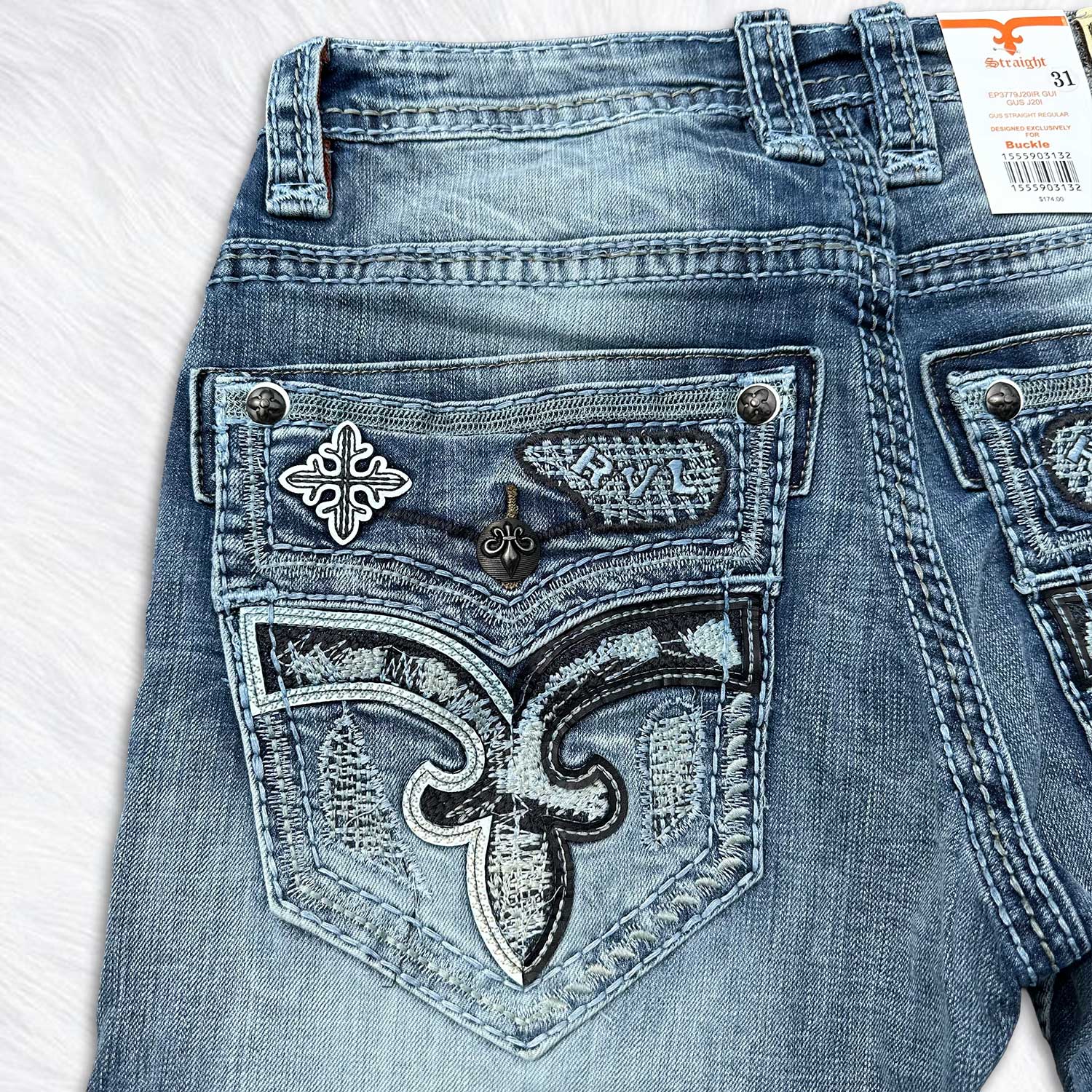 jeans for men – distressed blue denim – embroidered back pocket straight leg jeans – motorcycle riding pants – western streetwear denim r04 jeans for men – distressed blue denim – embroidered back pocket straight leg jeans – motorcycle riding pants – western streetwear denim r04