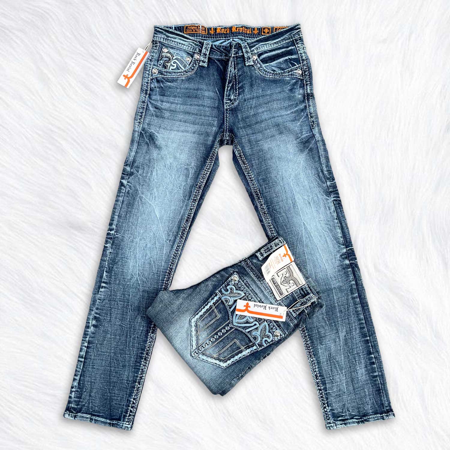 jeans for men – dark blue distressed denim – tribal embroidered studded back pocket – straight leg motorcycle jeans – western streetwear denim pants r10 jeans for men – dark blue distressed denim – tribal embroidered studded back pocket – straight leg motorcycle jeans – western streetwear denim pants r10