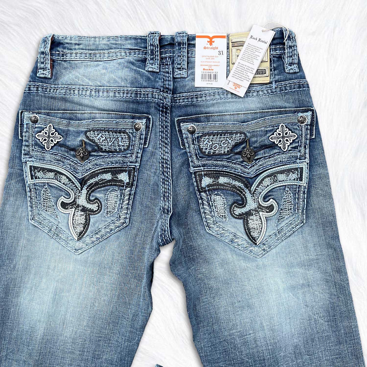 jeans for men – distressed blue denim – embroidered back pocket straight leg jeans – motorcycle riding pants – western streetwear denim r04 jeans for men – distressed blue denim – embroidered back pocket straight leg jeans – motorcycle riding pants – western streetwear denim r04